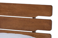 Load image into Gallery viewer, Baxton Studio Anzia Mid-Century Modern Walnut Finished Wood Queen Size Platform bed