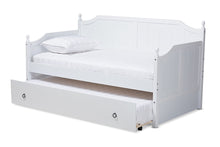 Load image into Gallery viewer, Baxton Studio Millie Cottage Farmhouse Grey Finished Wood Twin Size Daybed with Trundle