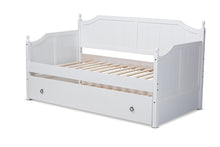 Load image into Gallery viewer, Baxton Studio Millie Cottage Farmhouse Grey Finished Wood Twin Size Daybed with Trundle