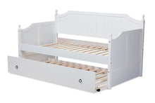 Load image into Gallery viewer, Baxton Studio Millie Cottage Farmhouse Grey Finished Wood Twin Size Daybed with Trundle