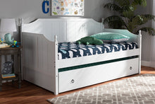 Load image into Gallery viewer, Baxton Studio Millie Cottage Farmhouse Grey Finished Wood Twin Size Daybed with Trundle
