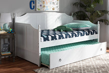 Load image into Gallery viewer, Baxton Studio Millie Cottage Farmhouse Grey Finished Wood Twin Size Daybed with Trundle