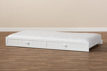 Load image into Gallery viewer, Baxton Studio Neves Cottage Farmhouse White Finished Wood Twin Size Trundle