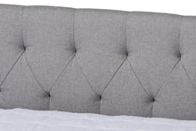 Load image into Gallery viewer, Baxton Studio Delora Modern and Contemporary Light Grey Fabric Upholstered Queen Size Daybed