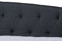 Load image into Gallery viewer, Baxton Studio Delora Modern and Contemporary Dark Grey Fabric Upholstered Queen Size Daybed