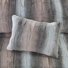 Load image into Gallery viewer, Madison Park Zuri 4Pc Faux Fur Comforter Set MP10-6294 By Olliix