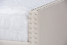 Load image into Gallery viewer, Baxton Studio Haylie Modern and Contemporary Beige Fabric Upholstered Queen Size Daybed