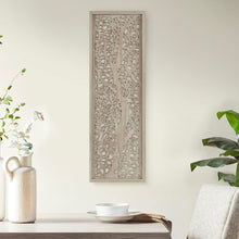 Load image into Gallery viewer, Laurel Branches Carved Wood Panel Wall Décor MP95B-0275