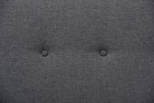 Load image into Gallery viewer, Baxton Studio Theo Mid-Century Modern Dark Grey Fabric Upholstered Walnut Finished Bench