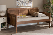 Load image into Gallery viewer, Baxton Studio Toveli Vintage French Inspired Ash Wanut Finished Wood and Synthetic Rattan Daybed