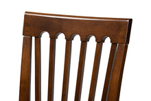 Load image into Gallery viewer, Baxton Studio Andi Modern and Contemporary Grey Fabric Upholstered and Walnut Brown Finished Wood 5-Piece Dining Set