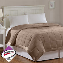 Load image into Gallery viewer, Microfiber Down Alternative Blanket W/ 3M Scotchgard -Twin MP51-544 By Olliix