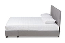 Load image into Gallery viewer, Baxton Studio Netti Light Grey Fabric Upholstered 2-Drawer Queen Size Platform Storage Bed