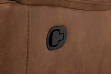 Load image into Gallery viewer, Baxton Studio Mistral Modern and Contemporary Light Brown Palomino Suede 6-Piece Sectional with Recliners Corner Lounge Suite