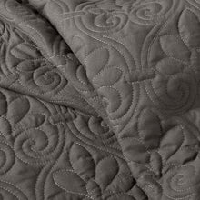 Load image into Gallery viewer, Madison Park Quebec 100% Polyester Fitted Bedspread - King - Dark Grey MP13-6475 By Olliix