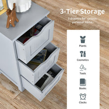 Load image into Gallery viewer, Bathroom Floor Freestanding Storage Organizer with 3 Drawers-Gray