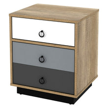Load image into Gallery viewer, Nightstand with Drawer and Storage Cabinet Wooden Sofa Side Table End Table