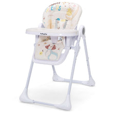 Load image into Gallery viewer, Baby High Chair Folding Feeding Chair with Multiple Recline and Height Positions-Beige
