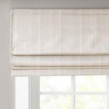 Load image into Gallery viewer, Madison Park Galen 100% Polyester Basketweave Room Darkening Roman Shade MP40-6547 By Olliix