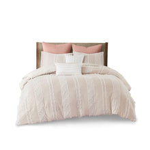 Load image into Gallery viewer, Kara Cotton Jacquard Comforter Set - King/Cal King II10-1150