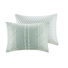Load image into Gallery viewer, Olliix Kara 100% Cotton Jacquard Comforter Set By INK+IVY II10-1104