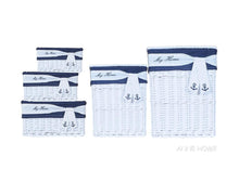 Load image into Gallery viewer, Anne Home - Set of 5 Rectangular Willow Baskets