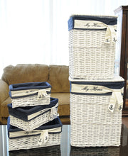 Load image into Gallery viewer, Anne Home - Set of 5 Rectangular Willow Baskets