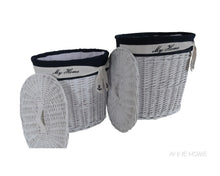 Load image into Gallery viewer, Anne Home - Set of 5 Oval Willow Baskets