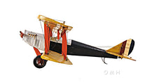 Load image into Gallery viewer, Yellow Curtis Jenny Plane 1:18