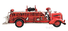 Load image into Gallery viewer, 1938 Red Fire Engine Ford 1:40