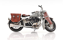 Load image into Gallery viewer, 1942 Indian Model 741 Grey Motorcycle 1:7