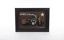 Load image into Gallery viewer, Vintage WWII Motorcycle 3D Painting