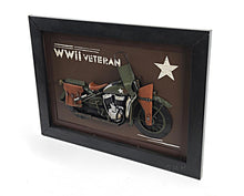 Load image into Gallery viewer, Vintage WWII Motorcycle 3D Painting