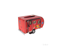 Load image into Gallery viewer, Red Trailer Tissue Holder