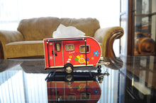 Load image into Gallery viewer, Red Trailer Tissue Holder