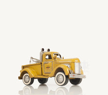 Load image into Gallery viewer, 1926 Pennzoil Tow Truck Yellow Metal Handmade