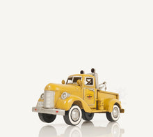 Load image into Gallery viewer, 1926 Pennzoil Tow Truck Yellow Metal Handmade