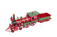 Load image into Gallery viewer, Christmas Train Model Handmade Tin Metal Handmade
