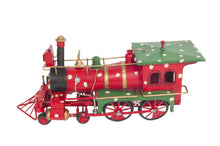 Load image into Gallery viewer, Christmas Train Model Handmade Tin Metal Handmade