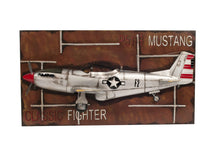 Load image into Gallery viewer, 1943 Mustang P-51 Fighter 3D Model Painting Frame