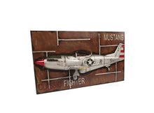 Load image into Gallery viewer, 1943 Mustang P-51 Fighter 3D Model Painting Frame