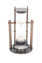 Load image into Gallery viewer, Brass Revolving Sandtimer
