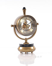 Load image into Gallery viewer, Brass Table Clock
