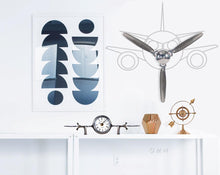Load image into Gallery viewer, Aeroplane Table Clock