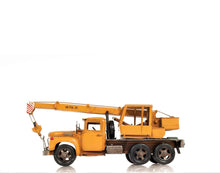 Load image into Gallery viewer, Metal Handmade Tin Crane Truck Model