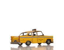 Load image into Gallery viewer, Handmade Tin Classic New York City Taxi Model