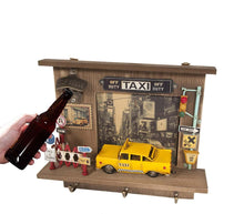 Load image into Gallery viewer, Vintage New York City Checker Taxi Shadow Box