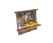 Load image into Gallery viewer, Vintage New York City Checker Taxi Shadow Box