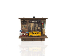 Load image into Gallery viewer, Vintage New York City Checker Taxi Shadow Box