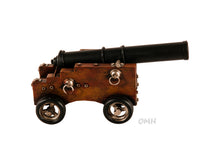 Load image into Gallery viewer, Handmade Warship Cannon Model